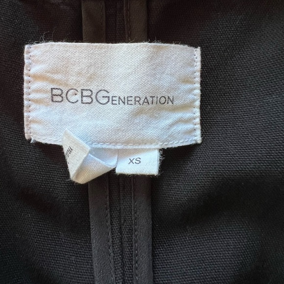 BCBGeneration Black Rayon Blazer - Picture 2 of 12